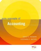 Core Concepts Version of Survey of Accounting артикул 2056d.